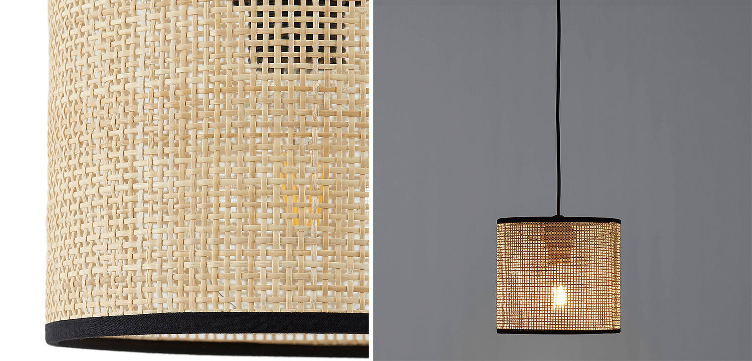 Подвесной светильник Ottar Wicker beige black Подвесной светильник Ottar Wicker beige black - Loft-Concept в Барнауле