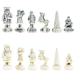 Шахматы Северные народы в ларце из натурального бука Decorative Thematic Chess варинант исполнения - 5 | Loft Concept в Барнауле
