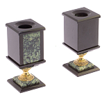 Настольный письменный набор из нефрита на ножках Executive Recruitment варинант исполнения - 3 | Loft Concept в Барнауле