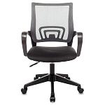 Офисное кресло с основанием из черного пластика Desk chairs Grey варинант исполнения - 3 | Loft Concept в Барнауле