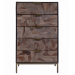 Высокая тумба с выдвижными ящиками Mosaic варинант исполнения - 1 | Loft Concept в Барнауле