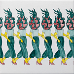 Плитка дизайнерская Фруктовый лес варинант исполнения - 2 | Loft Concept в Барнауле