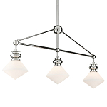 Люстра линейная с ромбовидными плафонами Pointed Diamond Shade варинант исполнения - 2 | Loft Concept в Барнауле