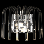 Бра цвета никель с изогнутыми хрустальными элементами Radiant Ribbons варинант исполнения - 1 | Loft Concept в Барнауле