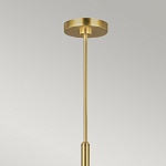 Люстра с 6-ю лампами на тонких изогнутых рожках в современном стиле Feiss варинант исполнения - 3 | Loft Concept в Барнауле