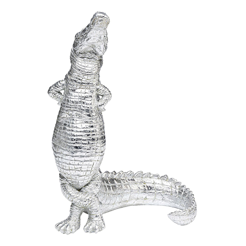 Статуэтка серебряный крокодил Crocodile collection Серебряный Статуэтка серебряный крокодил Crocodile collection Серебряный в Барнауле | Loft Concept
