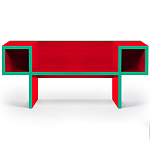 Дизайнерская разноцветная скамья Canton Bench варинант исполнения - 1 | Loft Concept в Барнауле