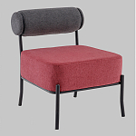 Кресло Ponpoun тёмно-серый бордо варинант исполнения - 1 | Loft Concept в Барнауле