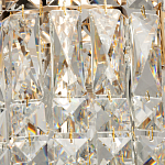 Потолочный светильник круглый с прозрачными подвесками Lunet варинант исполнения - 5 | Loft Concept в Барнауле