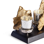 Подсвечник Cozy Light с декором кленовыми листьями варинант исполнения - 2 | Loft Concept в Барнауле