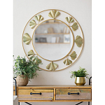 Зеркало настенное в металлическом обрамлении Mirror Golden Portal варинант исполнения - 3 | Loft Concept в Барнауле