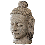 Статуэтка из камня Голова Будды Stone Buddha Head варинант исполнения - 1 | Loft Concept в Барнауле