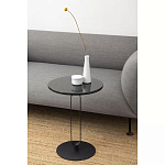 Кофейный столик черный круглый Graceful Base варинант исполнения - 1 | Loft Concept в Барнауле