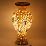 Настольная лампа из перламутра в виде вазы Indonesian Vase варинант исполнения - 2 | Loft Concept в Барнауле