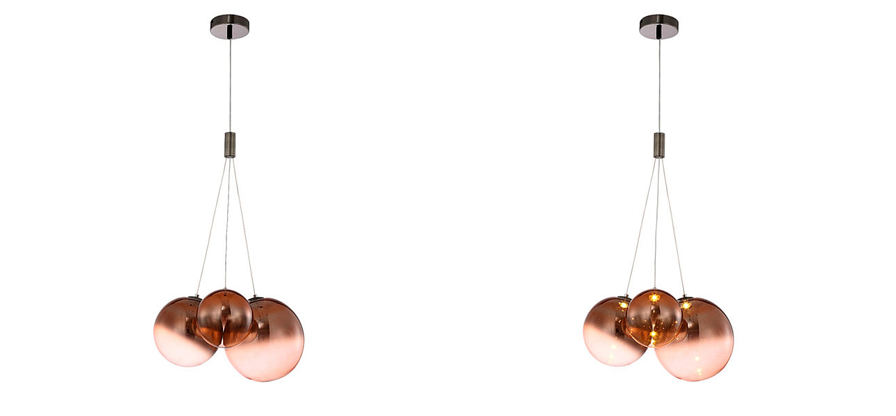 Светильник подвесной медь Balls Lamp Светильник подвесной медь Balls Lamp - Loft-Concept в Барнауле