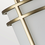 Бра с геометрическим каркасом и матовым белым цилиндрическим плафоном Feiss варинант исполнения - 2 | Loft Concept в Барнауле