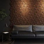 Гипсовая 3D панель с принтографией PM-50 варинант исполнения - 2 | Loft Concept в Барнауле