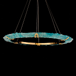 Люстра в форме кольца с цветочным декором Warm Heavenly Light варинант исполнения - 5 | Loft Concept в Барнауле