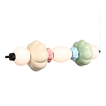 Подвесной светильник линейный с керамическими элементами 24W LED Fragrant Light варинант исполнения - 4 | Loft Concept в Барнауле