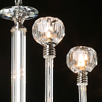 Люстра с 8-ю лампами и гранеными стеклянными плафонами Prism Gala варинант исполнения - 6 | Loft Concept в Барнауле