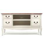 ТВ-тумба из массива берёзы с ящиками и открытыми полками Interiors Romance варинант исполнения - 1 | Loft Concept в Барнауле