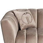 Диван трехместный велюровый серый Island of Comfort варинант исполнения - 2 | Loft Concept в Барнауле