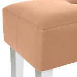 Мягкий пуф на белых ножках Winton Pouf варинант исполнения - 3 | Loft Concept в Барнауле