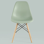 Пластиковый стул на ножках из массива бука Eames Mint варинант исполнения - 3 | Loft Concept в Барнауле