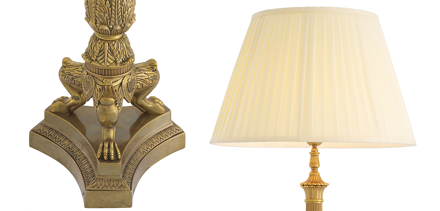Настольная лампа Eichholtz Table Lamp Marchand Brass Настольная лампа Eichholtz Table Lamp Marchand Brass - Loft-Concept в Барнауле