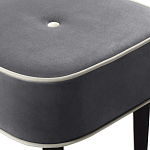 Квадратный мягкий пуф на черных ножках Winton Pouf Square варинант исполнения - 22 | Loft Concept в Барнауле