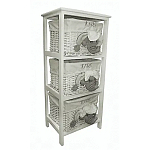 Стеллаж для детской с животными с плетенными корзинами Cute Elephant варинант исполнения - 2 | Loft Concept в Барнауле