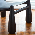 Кресло черно-белое со съемными подушками Celebrity варинант исполнения - 5 | Loft Concept в Барнауле