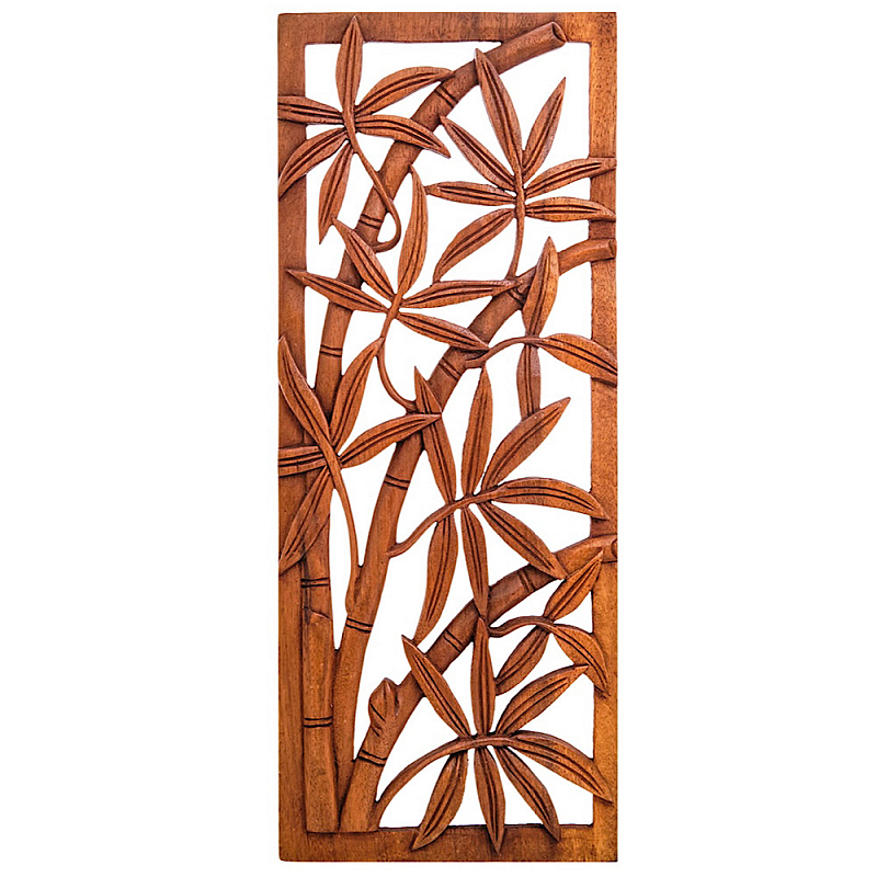 Панно из дерева Bamboo Panel With Trees Коричневый в Барнауле | Loft Concept 