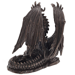 Декоративная статуэтка Дракон Dragon Dark Bronze Statuette варинант исполнения - 4 | Loft Concept в Барнауле