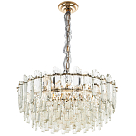 Круглая многоярусная люстра с хрустальным декором Cascade Waterfall Crystal Chandelier 12 варинант исполнения - 2 | Loft Concept в Барнауле
