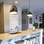 Подвесной светильник с круглым белым плафоном в индустриальном стиле Feiss варинант исполнения - 6 | Loft Concept в Барнауле