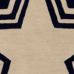 Дизайнерский ковер в виде звезды Poltronova Tappeto Stellina  Navy Blue Grey Rug варинант исполнения - 5 | Loft Concept в Барнауле