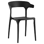 Черный стул из прочного PP-пластика JORIS варинант исполнения - 1 | Loft Concept в Барнауле