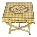 Приставной столик с ящиком в стиле ретро Vintage Rustic Tablecloth варинант исполнения - 4 | Loft Concept в Барнауле