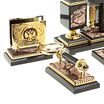 Настольный письменный набор из яшмы Manager Organizer варинант исполнения - 3 | Loft Concept в Барнауле