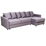 Диван трехместный раскладной Giorgio Sofa серый варинант исполнения - 1 | Loft Concept в Барнауле