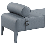 Кушетка Cuba из натуральной кожи с валиком  варинант исполнения - 3 | Loft Concept в Барнауле