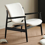 Кресло с каркасом и ножками из древесины и мягкими сиденьем и спинкой Venice варинант исполнения - 2 | Loft Concept в Барнауле