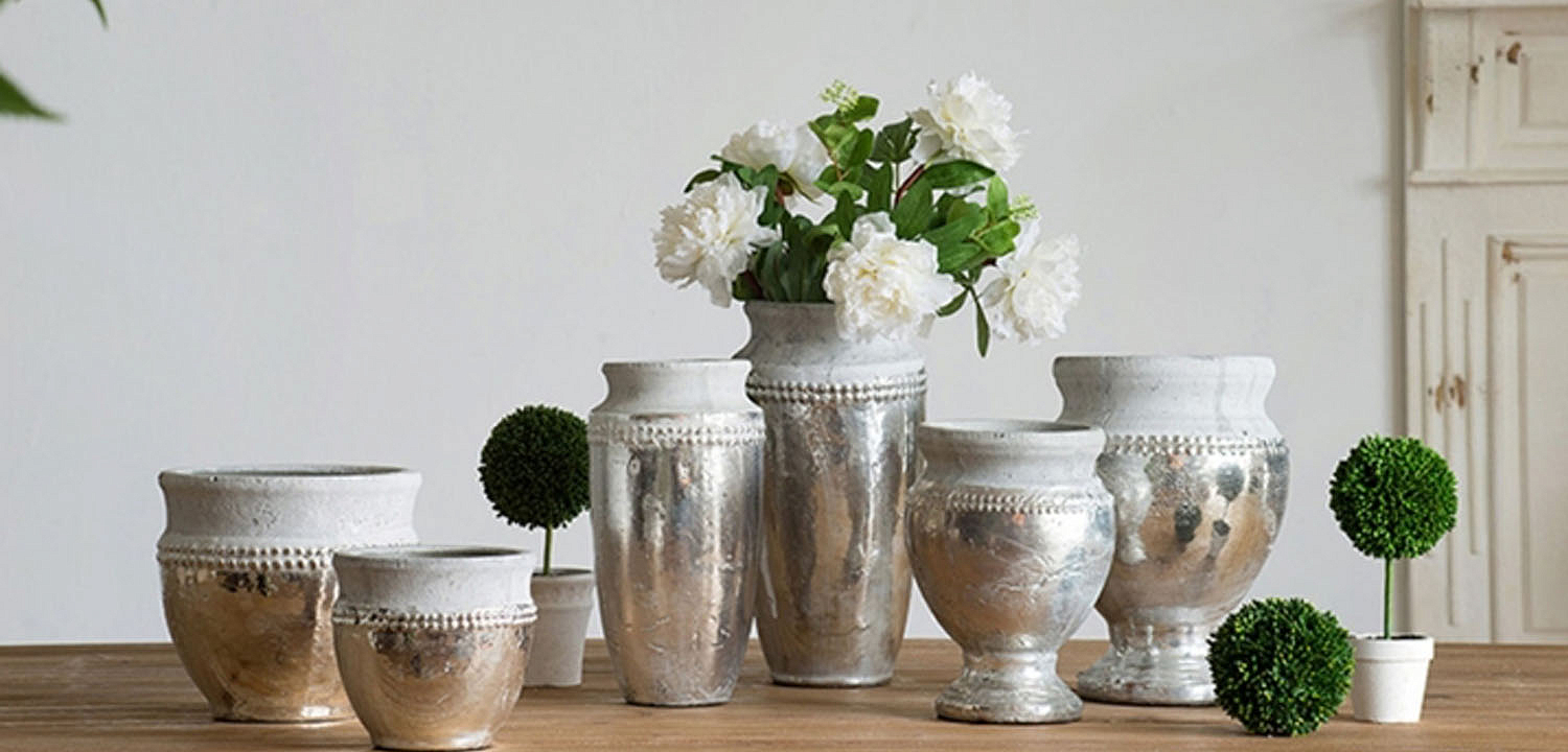 Ваза Vase Argenta silver 27 Ваза Vase Argenta silver 27 - Loft-Concept в Барнауле
