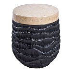 Приставной столик с фактурой под натуральное дерево Immortality варинант исполнения - 1 | Loft Concept в Барнауле