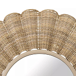 Зеркало круглое в плетеной раме Reed Mirror варинант исполнения - 2 | Loft Concept в Барнауле