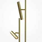 Напольный торшер светодионый золотой Lumen Duo варинант исполнения - 2 | Loft Concept в Барнауле