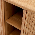 Буфет с 2-мя раздвижными дверцами из ясеневого шпона Toinette варинант исполнения - 3 | Loft Concept в Барнауле