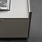 Дизайнерский комод серый с глянцевым фасадом Darren варинант исполнения - 1 | Loft Concept в Барнауле