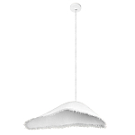 Подвесной светильник с асимметричным волнообразным абажуром и фактурной бахромой по краю Tactile Line варинант исполнения - 4 | Loft Concept в Барнауле